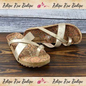 🌹 Very G Champagne Better Be Me Sandals